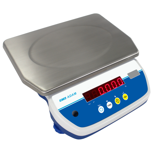 Adam Equipment Aqua Washdown Scales, External Calibration, 32 kg Capacity, 5 g Readability, 300 x 210 mm Pan Size - ABW 32 - Click Image to Close